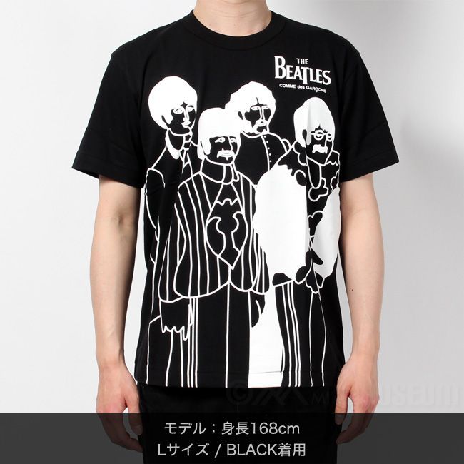 【新品未使用】 COMME des GARCONS コムデギャルソン BEATLES T-SHIRT ビートルズTシャツ 半袖 コットン VB-T002