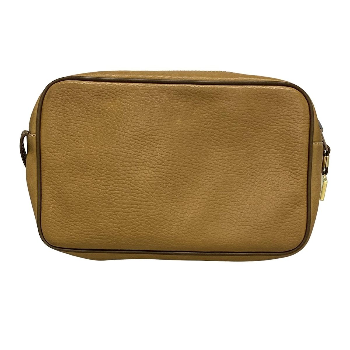 LOEWE ロエベ アナグラム セカンドバッグ スウェード × レザー ブラウン LOEWE(ロエベ) セカンドバッグ アナグラム ライトブラウン