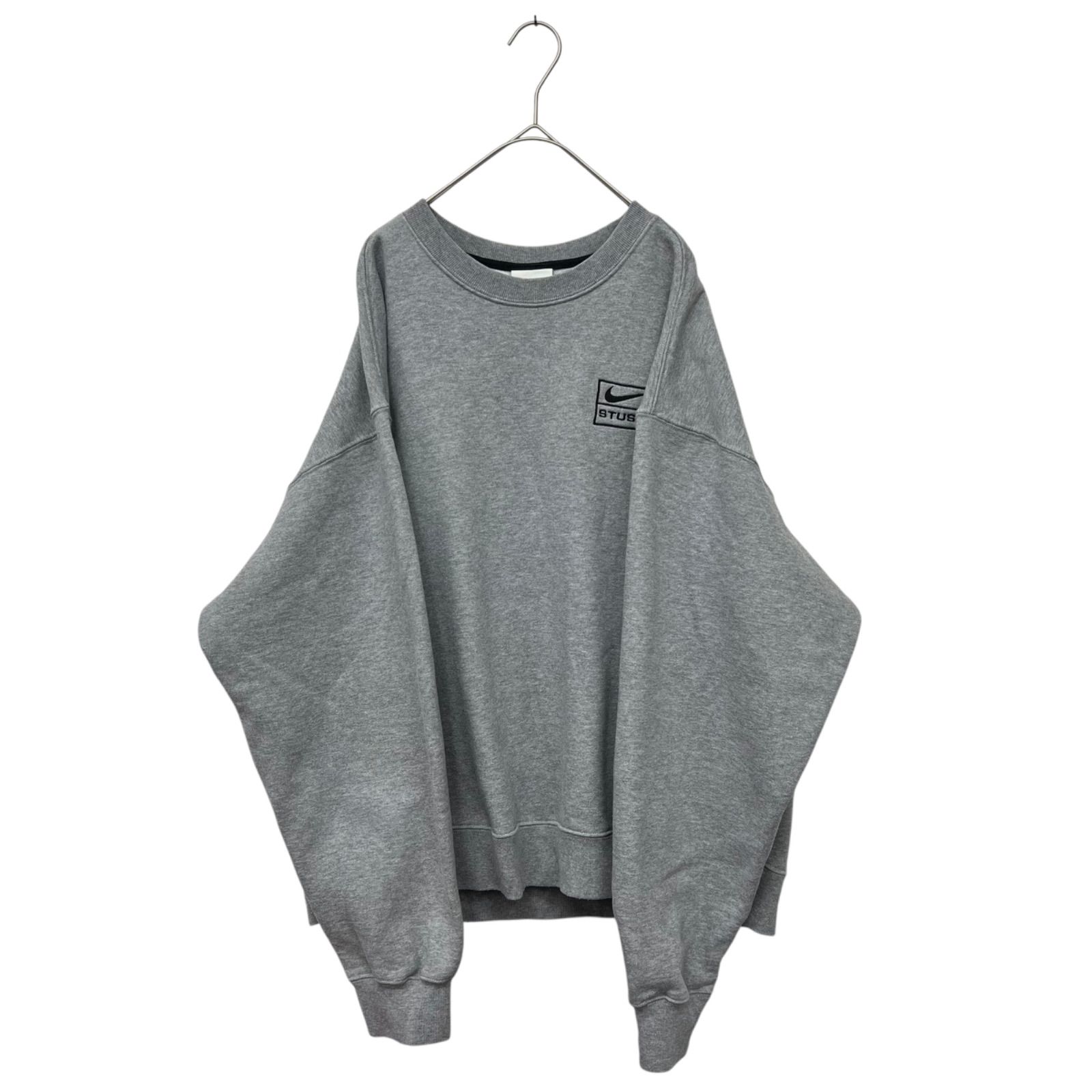 Nike Stussy 20ss NRG BR Crew Fleece 使用感有 CT4311-063 グレー L