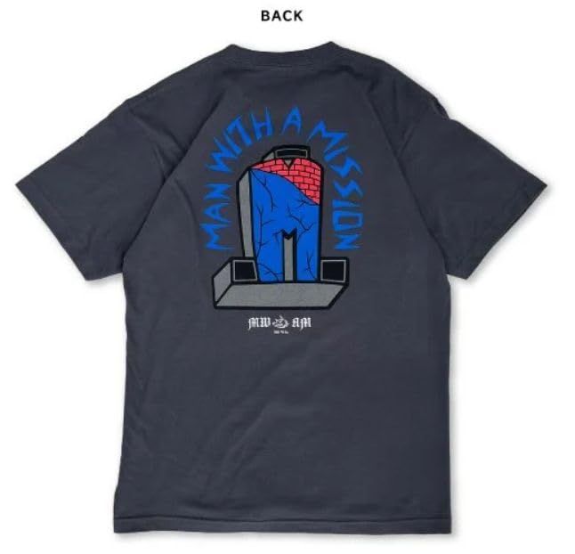 マンウィズアミッション　Tシャツ デニムカラー　Lサイズ マンウィズアミッションTシャツ デニムカラーLサイズ