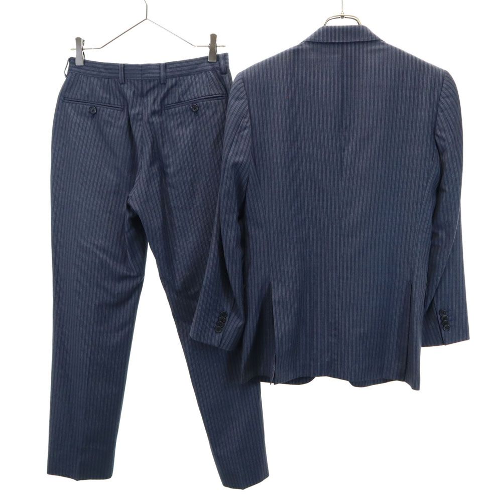 美品　ポールスミス　エルメネジルドゼニア スーツ M ストライプ ネイビー Paul Smith LONDON エルメネジルドゼニア スーツ M ストライプ