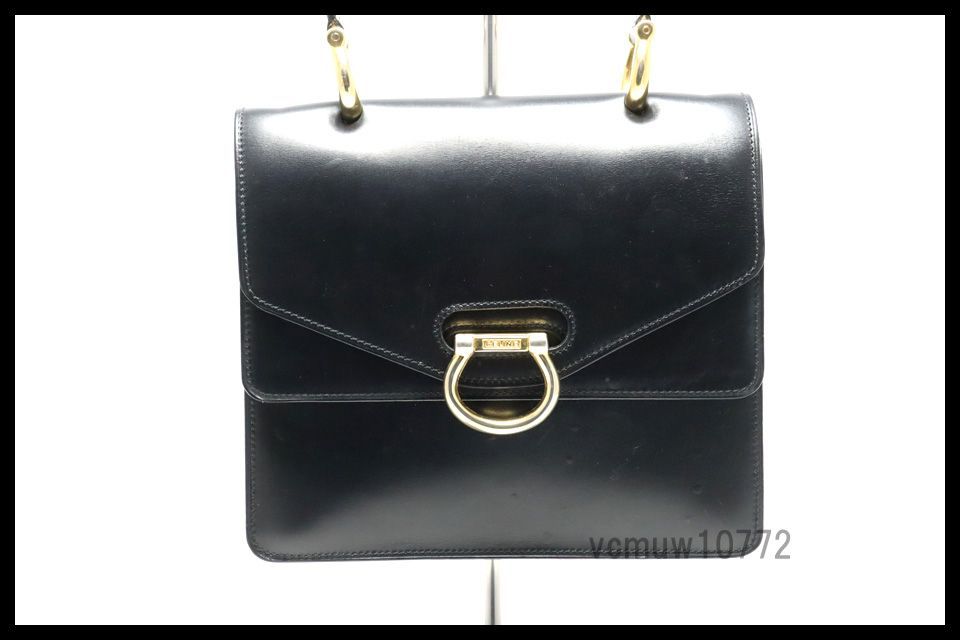 美 CELINE ガンチーニ レザー ハンドバッグ セリーヌ 0417me1480-7M