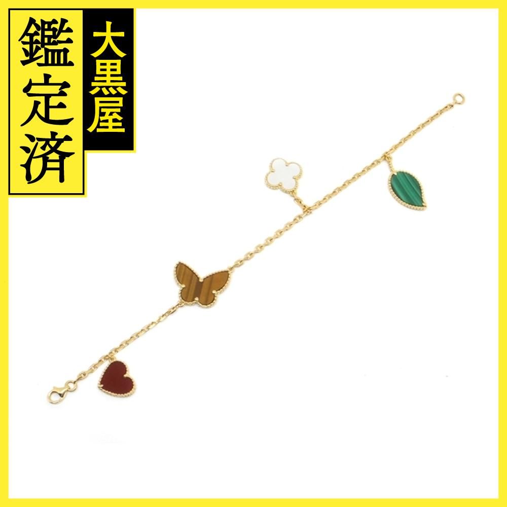 Van Cleef & Arpels　ヴァンクリーフ＆アーペル　ラッキーアルハンブラブレスレット　YG　イエローゴールド　旧金具　12.2g　2143000661777　【200】