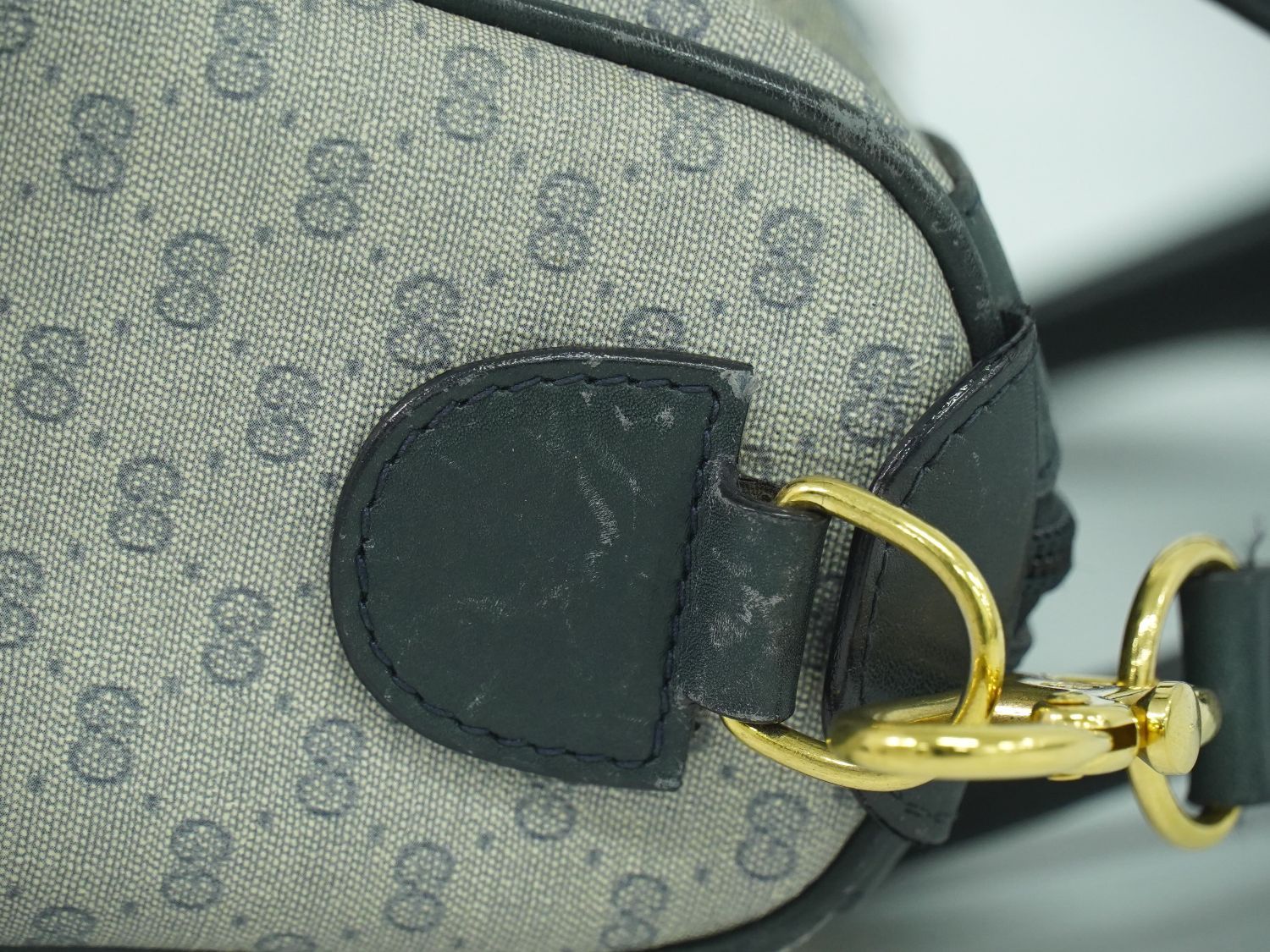 本物 グッチ GUCCI グッチ マイクロGG 2WAY ショルダーバッグ