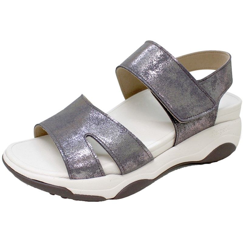 re geta リゲッタ バックベルトツキアツゾコウォークサンダル カジュアルサンダル re3001-gum ガンメタ