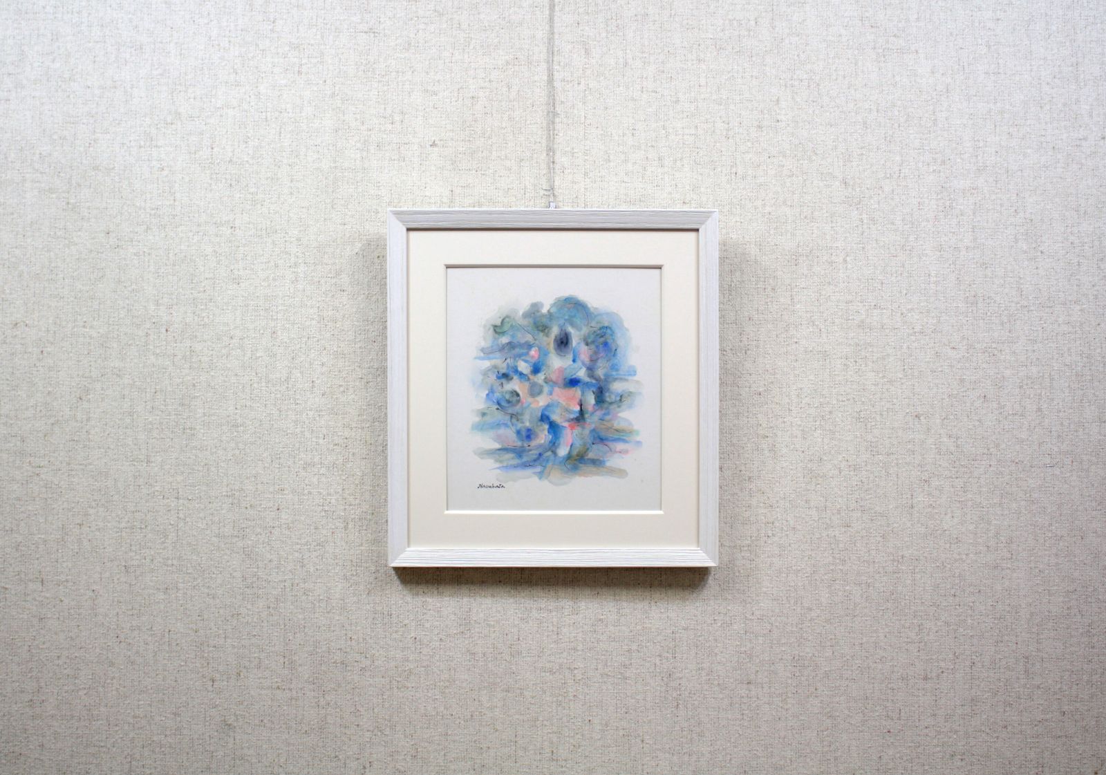 難波田 龍起『爽』水彩画【真作保証】 絵画 難波田 龍起 『爽』 水彩画 - 北海道画廊