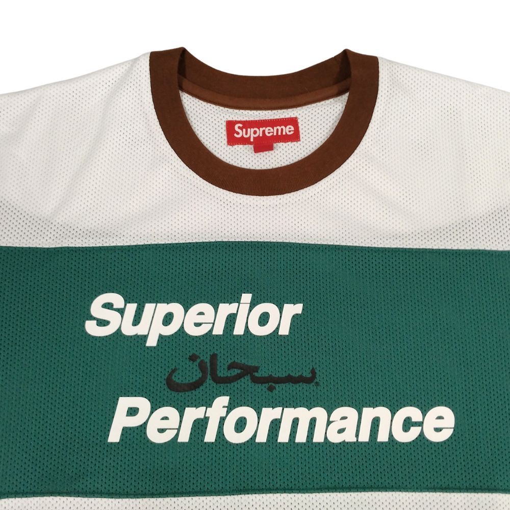 【アラビックロゴ】Supremeシュプリーム メッシュロングスリーブ SUPREME シュプリーム Arabic Mesh L/S Top アラビック メッシュ