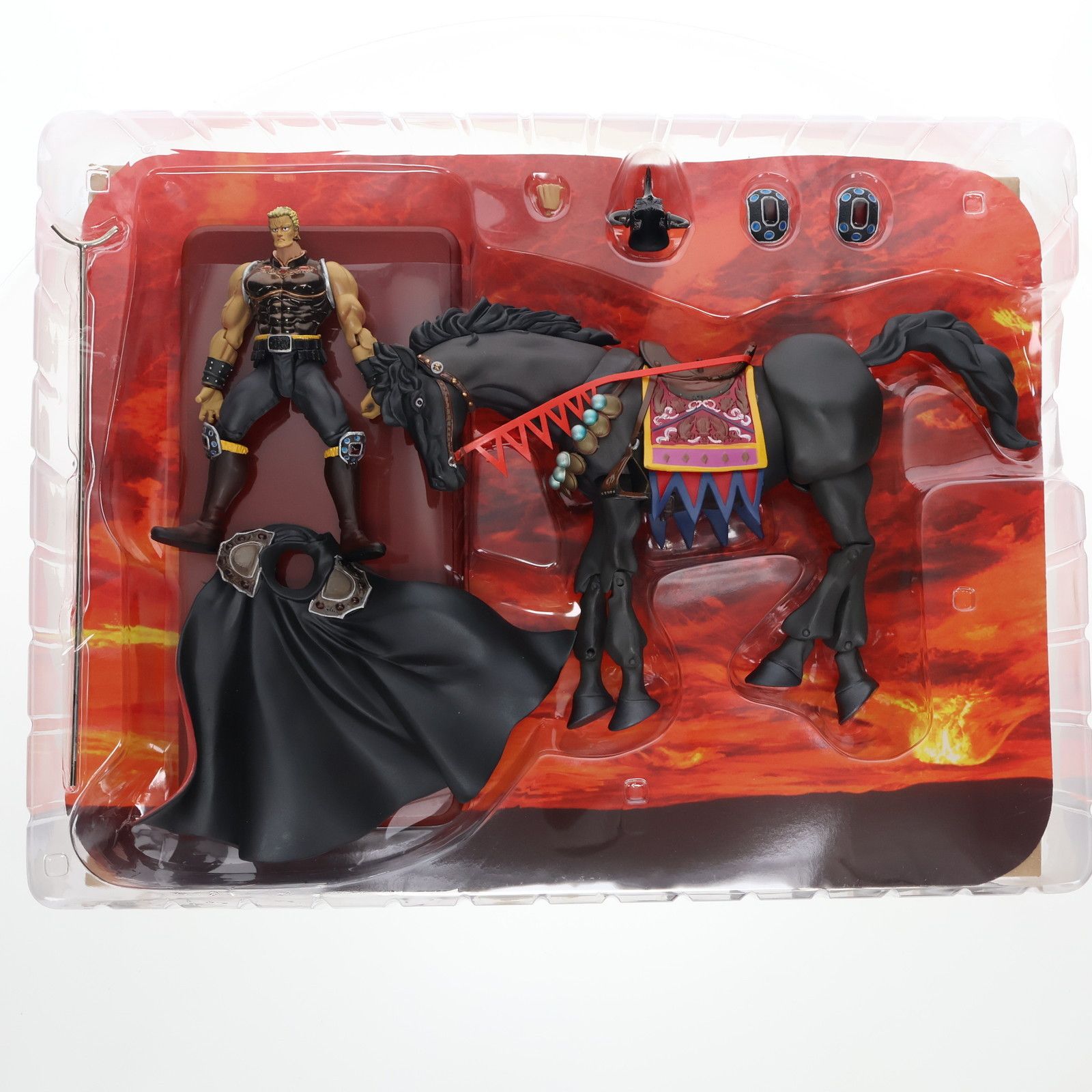 バイオレンスアクションフィギュアデラックス ラオウ&黒王号(茶鎧/黒太