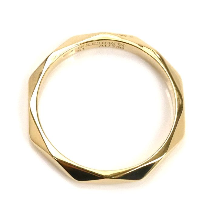 ブシュロン ファセット ミディアム イエローゴールド リング
