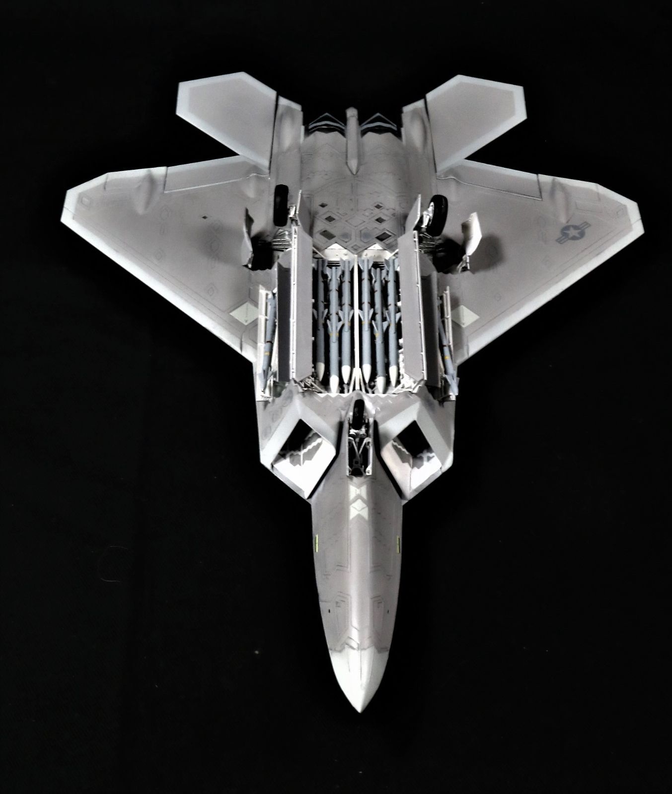 ハセガワ 1/48スケール F-22 ラプター 完成品 - プラモデル