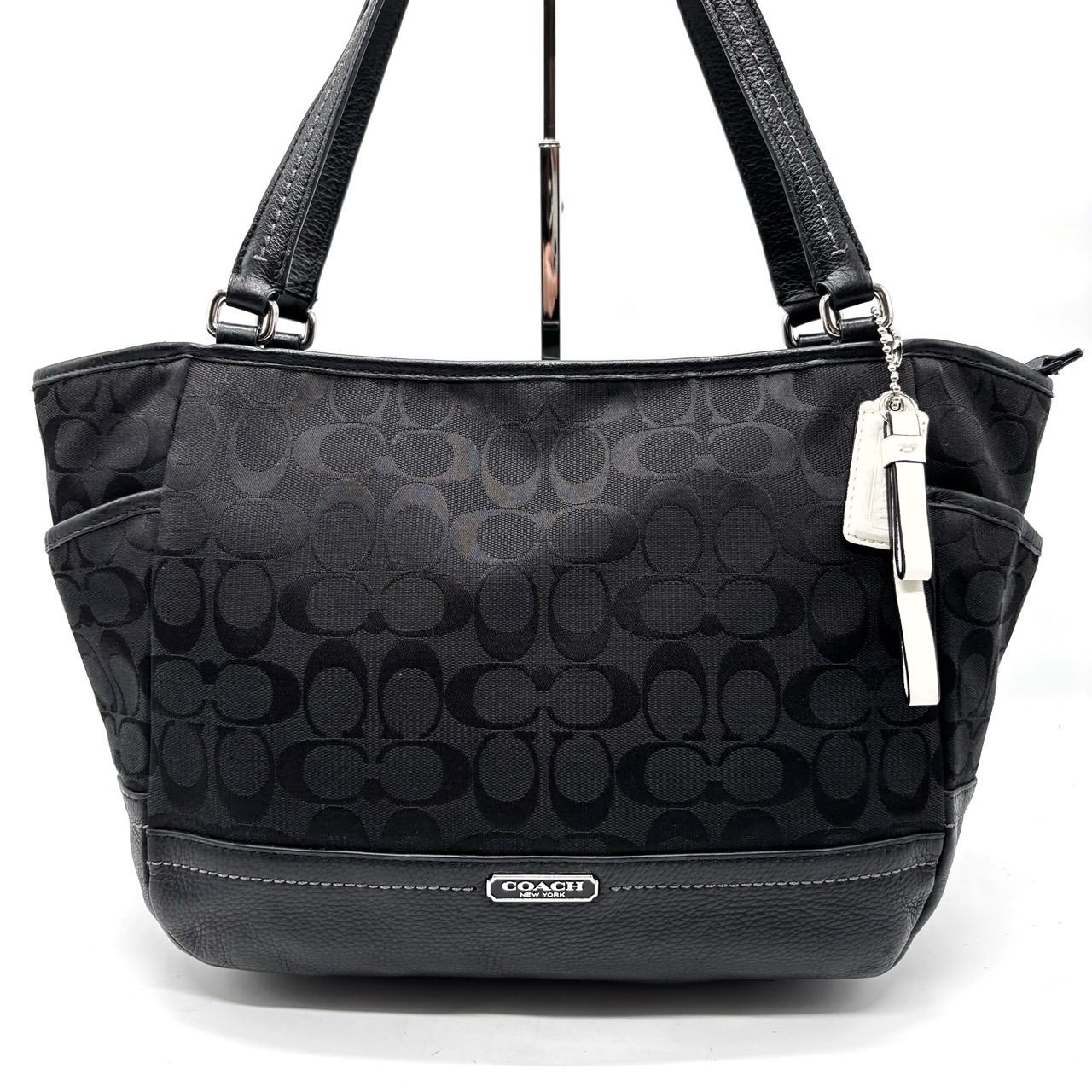 極美品 COACH 051 コーチ トートバッグ 肩掛け シグネチャー A4収納 極美品 COACH 051 コーチ トートバッグ 肩掛け シグネチャー A4
