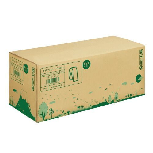 クラフトテープ無包装タイプ ５０巻4203-5411 カウネット