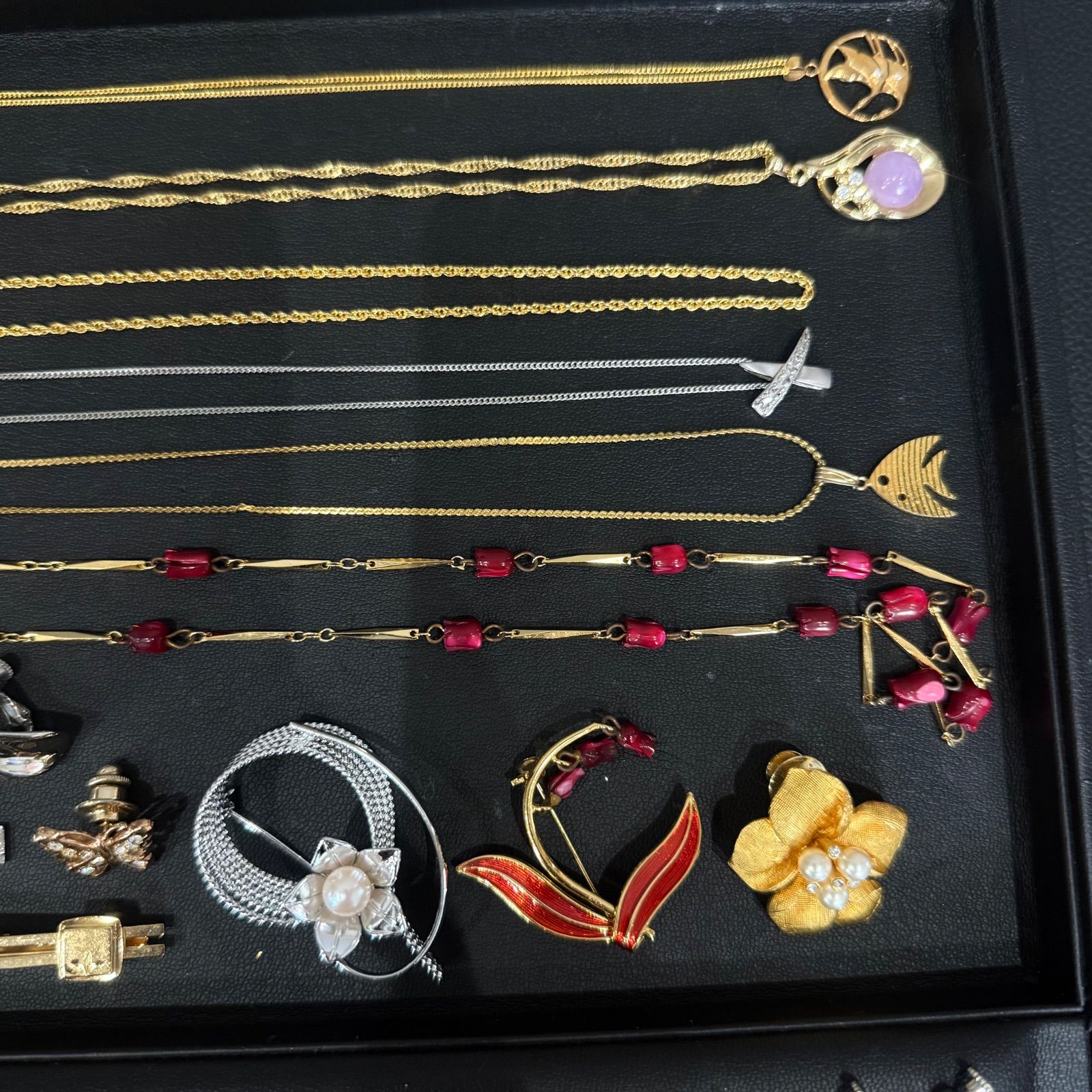 メッキアクセサリー ネックレス アクセサリー 大量 総重量 メッキ お