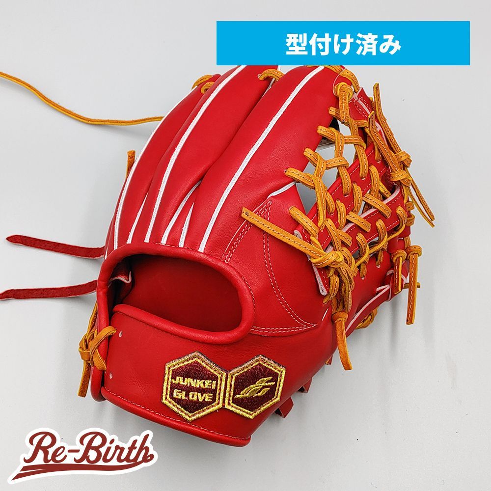 新品 (高校野球対応)】 ジュンケイ 硬式グローブ / 内野手用