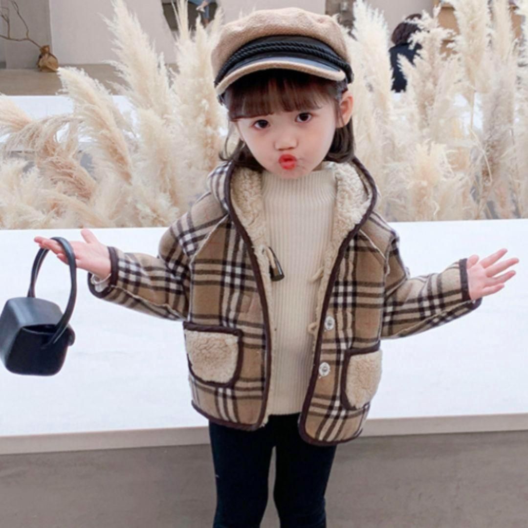 最安価格 韓国子供服 LINDO 80サイズ 女の子 韓国子供服 チェック 