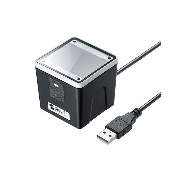 サンワサプライ 2次元バーコードリーダー 卓上タイプ BCR-2D7