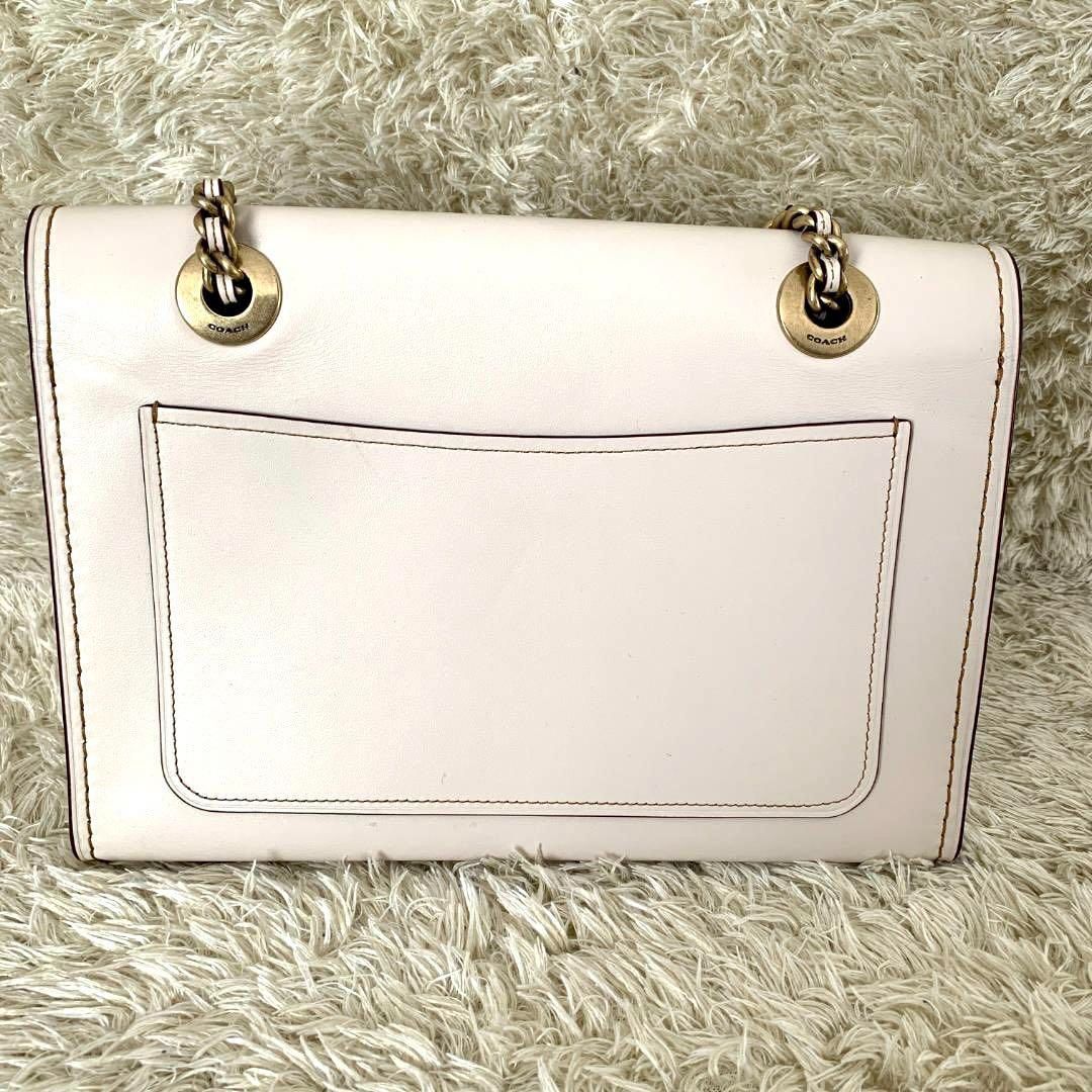 美品◎コーチ COACH 54669 ティーローズ アップリケ ショルダーバッグ 