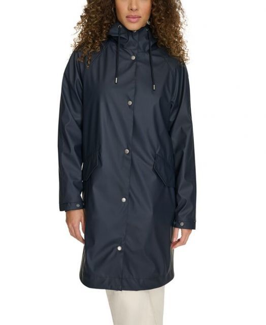 【送料無料】 リーバイス レディース ジャケット・ブルゾン アウター Women's Raglan Sleeve Rain Collar Jacket Navy
