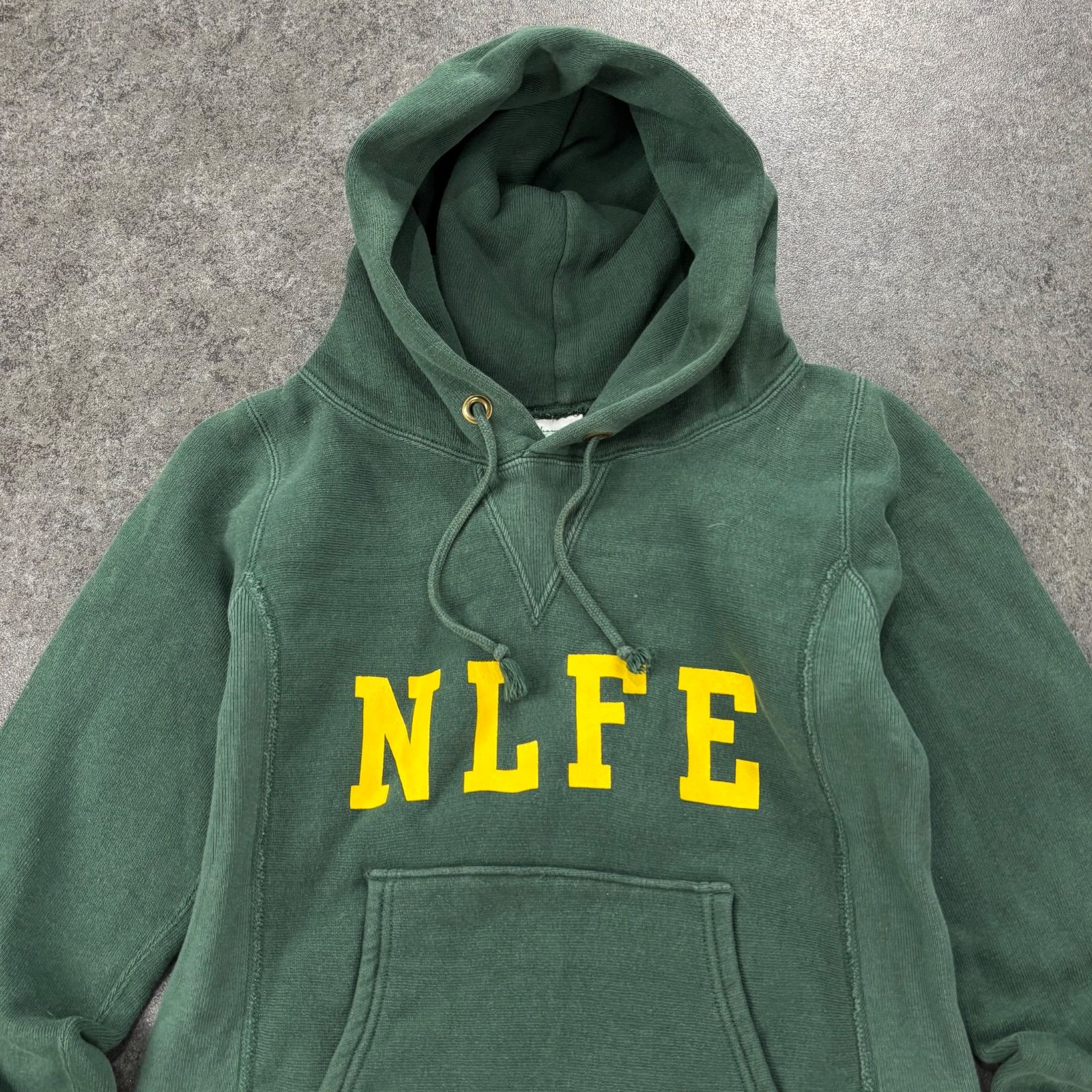 O1 単色タグ 緑 Champion Reverse Weave NLFE チャンピオン リバース 
