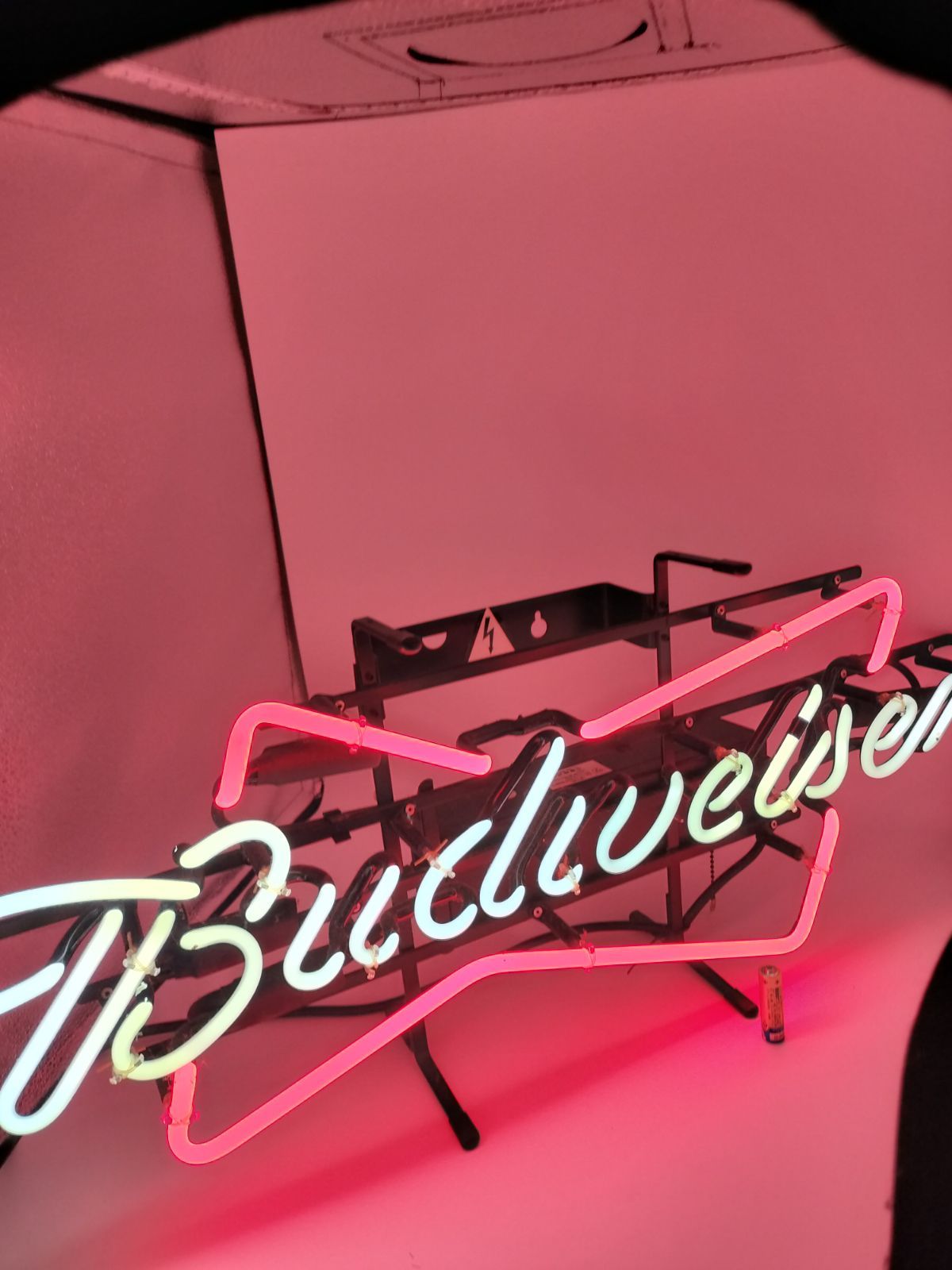 ネオン管　バドワイザー　当時物　アメリカン ✨️超希少✨️1990年代物✨️ Budweiser バドワイザー ネオン管