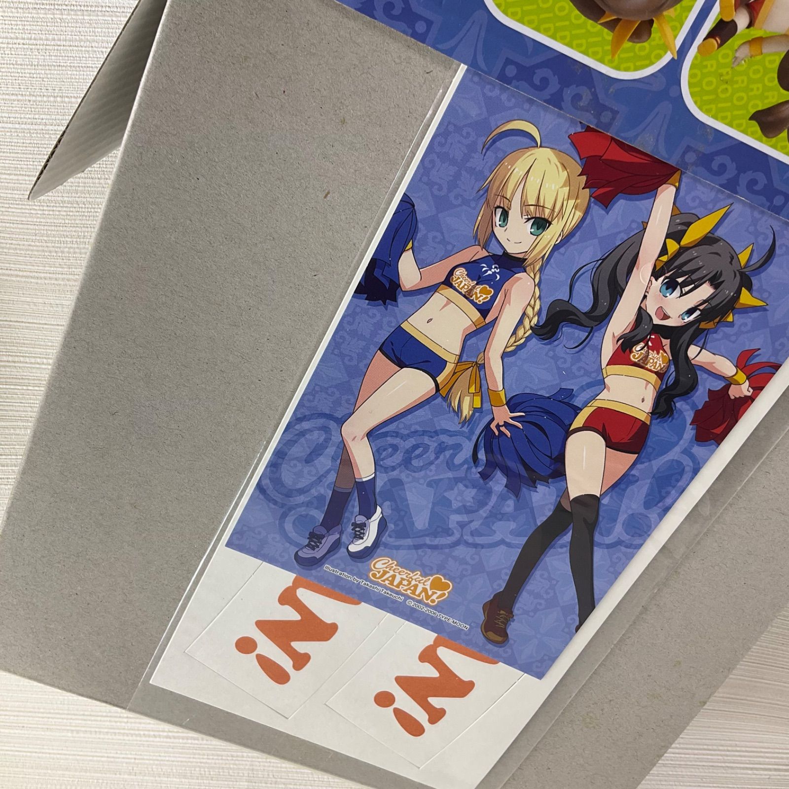 開封品 ねんどろいど セイバー＆遠坂凛 応援Ver. Fate/stay night 