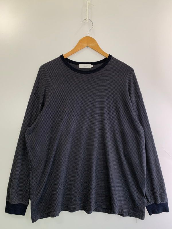 GRAPHPAPER グラフペーパー NARROW BORDER L S TEE ボーダーTシャツ ロングスリーブ 140-250526-AS-2-min