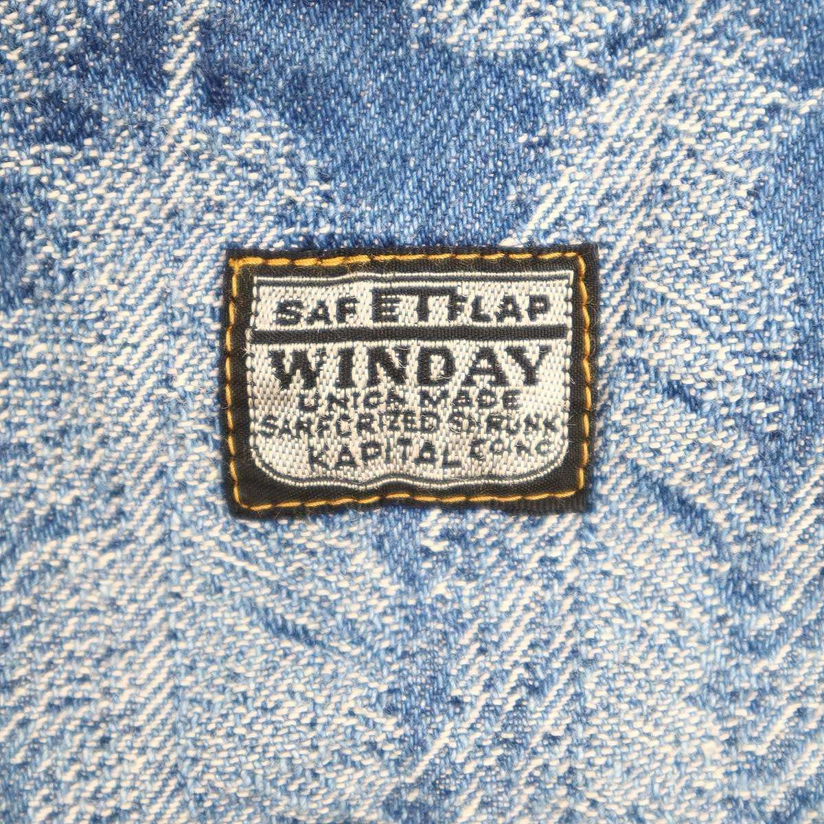 KAPITAL キャピタル 24AW Magpie Denim W Knee Easy Baggy Pants  