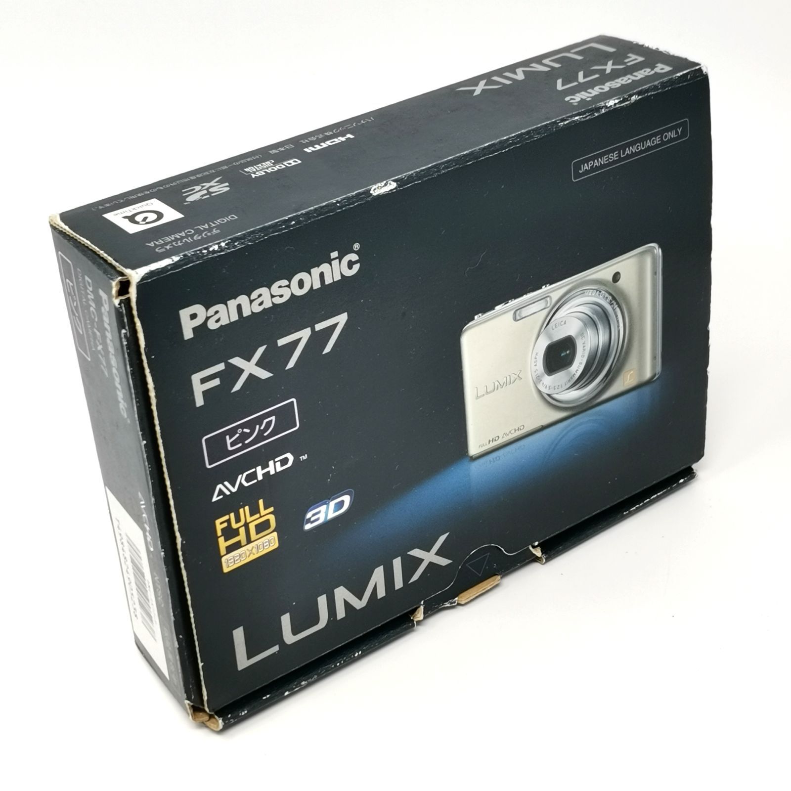 訳あり】Panasonic DMC-FX77 コンパクトデジタルカメラ 動作確認済み