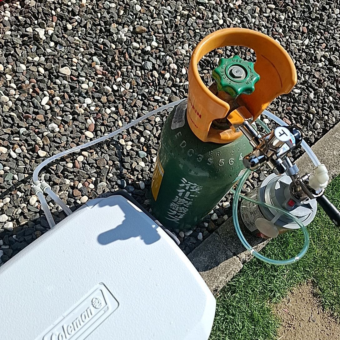 24時間以内発送 自作氷冷式ビールサーバー2口仕様 - メルカリ