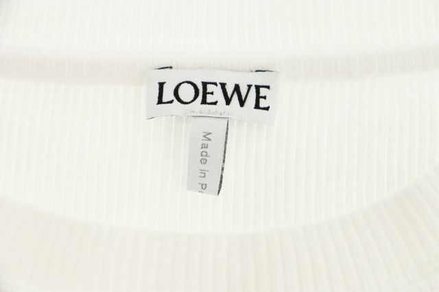 LOEWE】ロエベロングスリーブTシャツ M WHO.A.U 白 ロング スリーブ