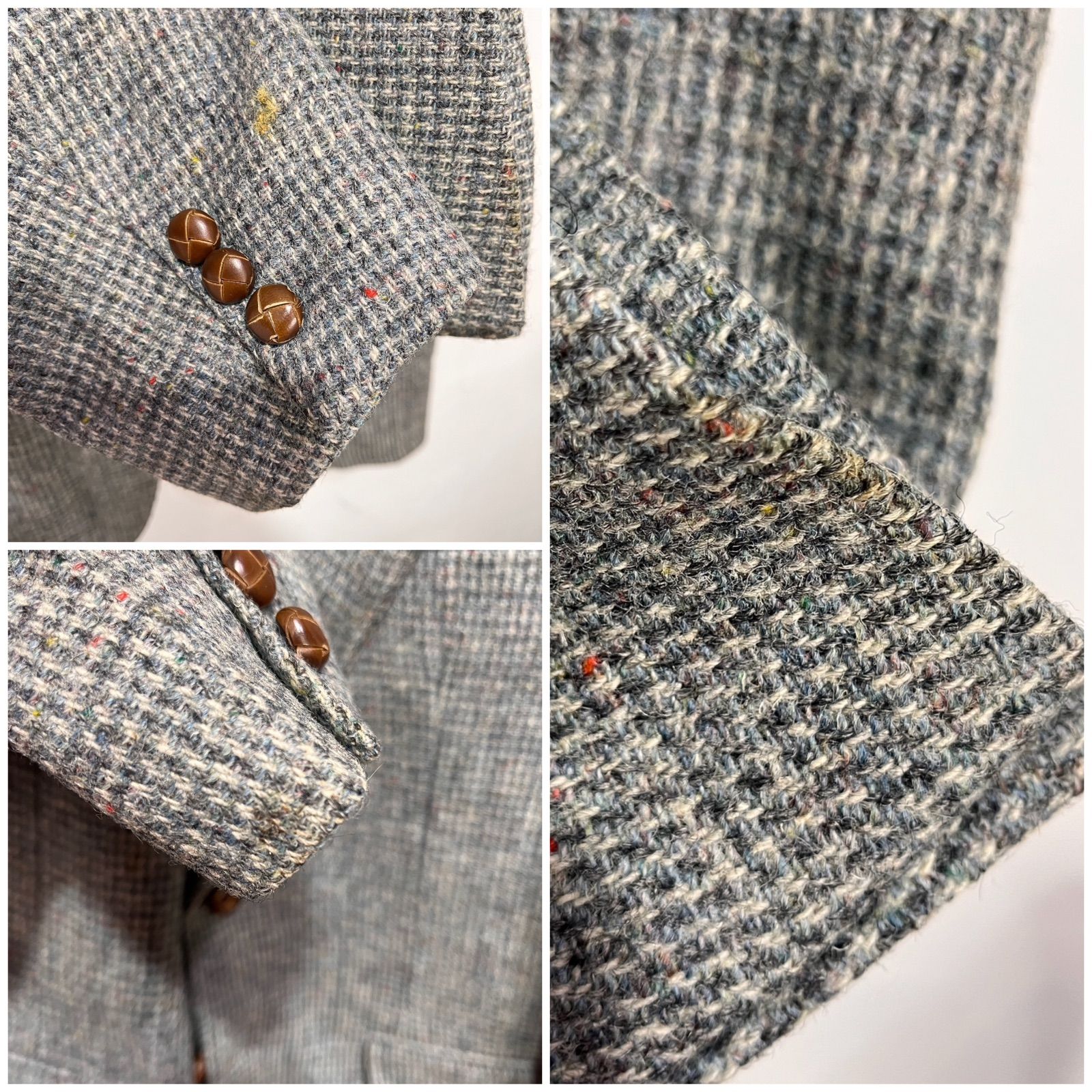 ☆80s☆USA製☆HarrisTweed☆ハリスツイード☆ツイードテーラード 
