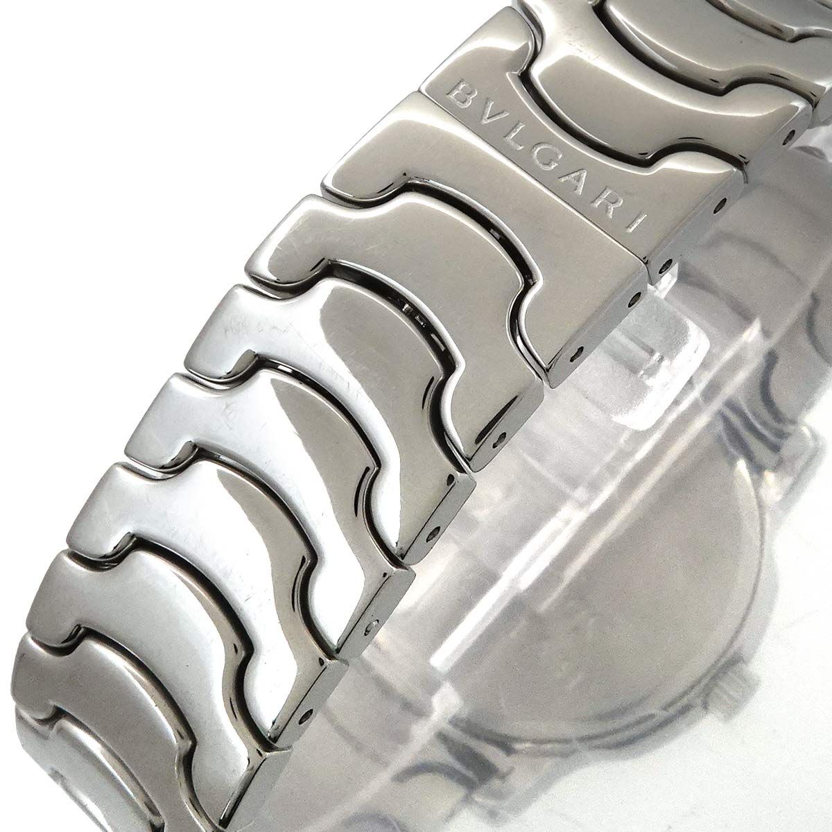 ブルガリ BVLGARI ソロテンポ ST35S メンズ 腕時計 デイト ホワイト  