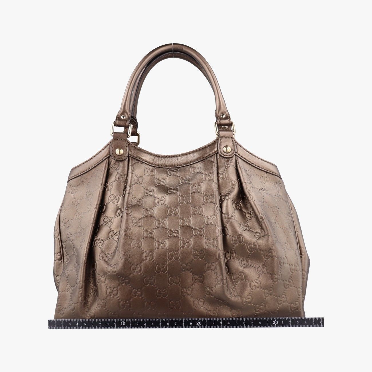 グッチGucciスーキーゴールドレザー211944B9621207