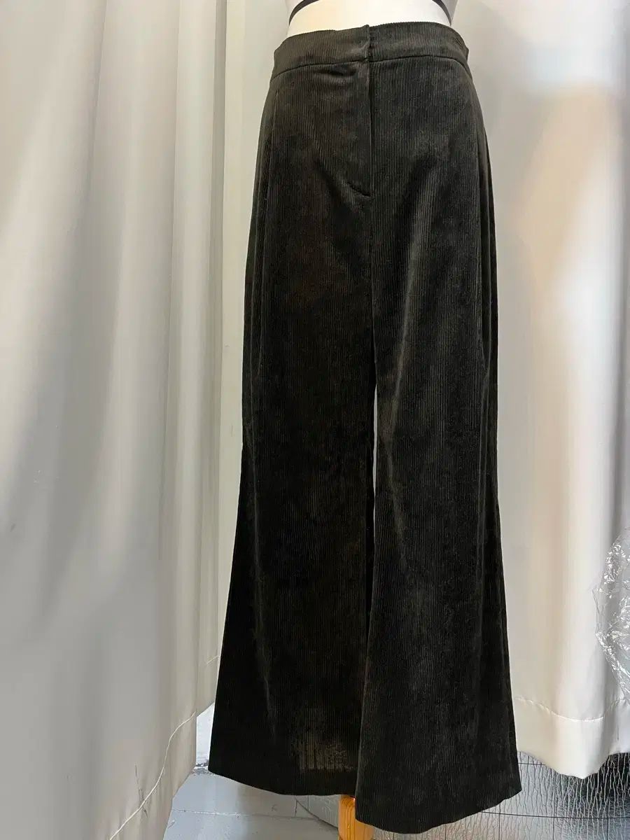TIME コーデュロイ ワイド パンツ カーキ 64-94