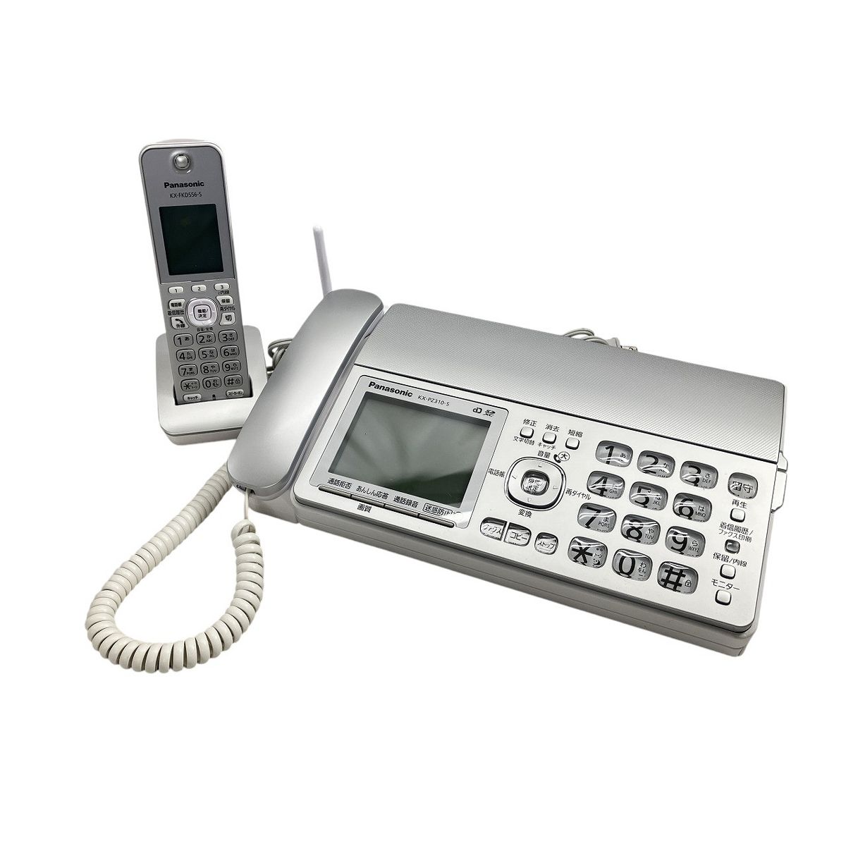 Panasonic KX-PZ310-S|KX-FKD556-S パーソナル ファクス おたっくす FAX 子機付き パナソニック W9982788