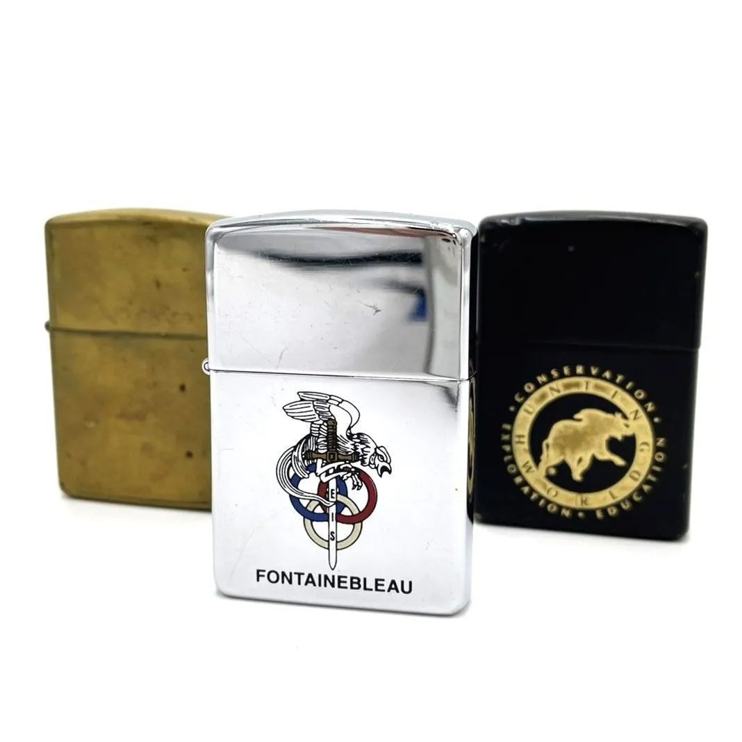 ZIPPO　ライター　おまとめ3本 固形済 まとめ K183 最終値下げ&frasl;ZIPPO（ジッポ）&frasl;zippo&frasl;3本おまとめ