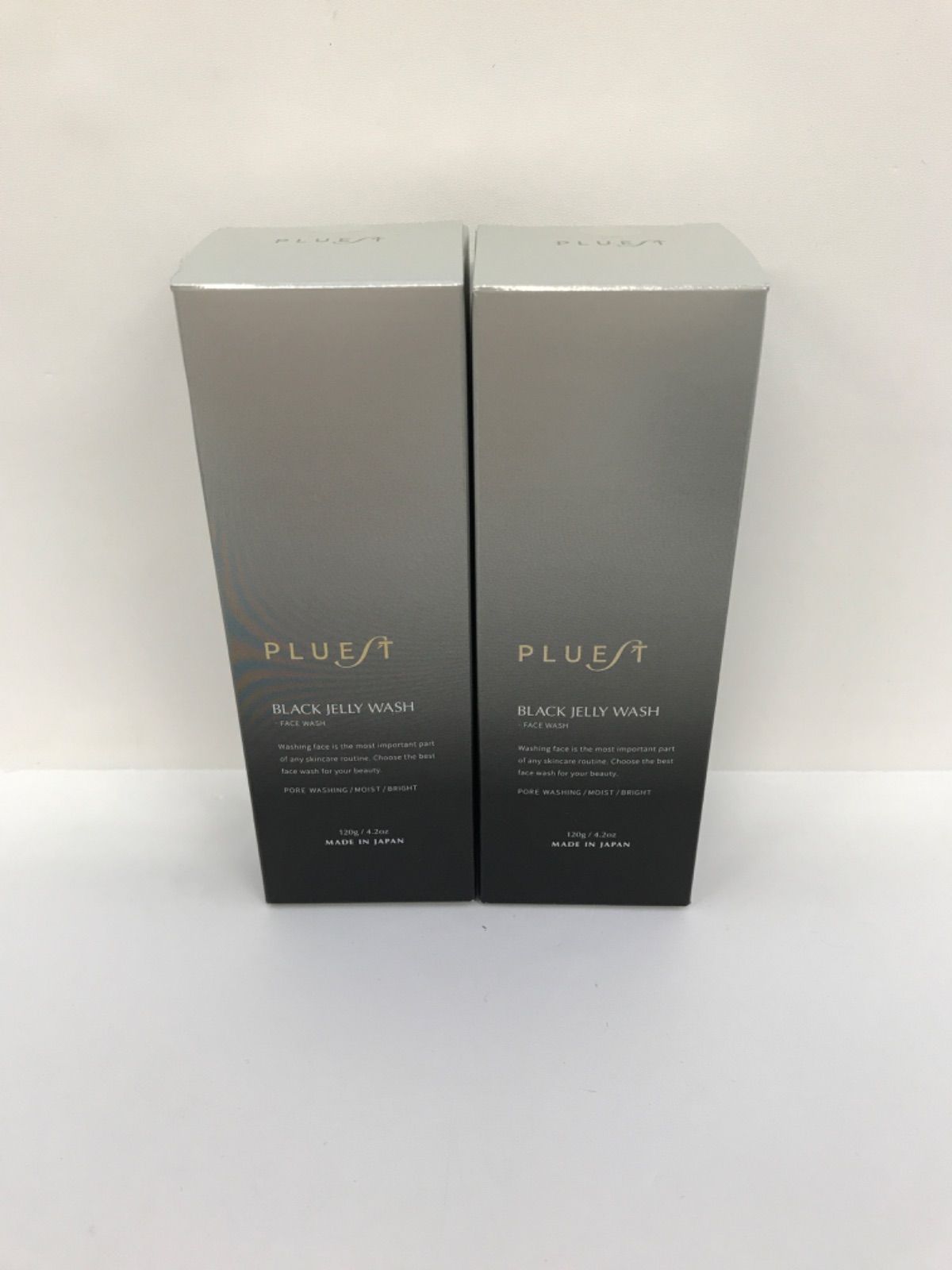 G1065 PLUEST ブラック ジュエリー ウォッシュ 洗顔料 120gx2個