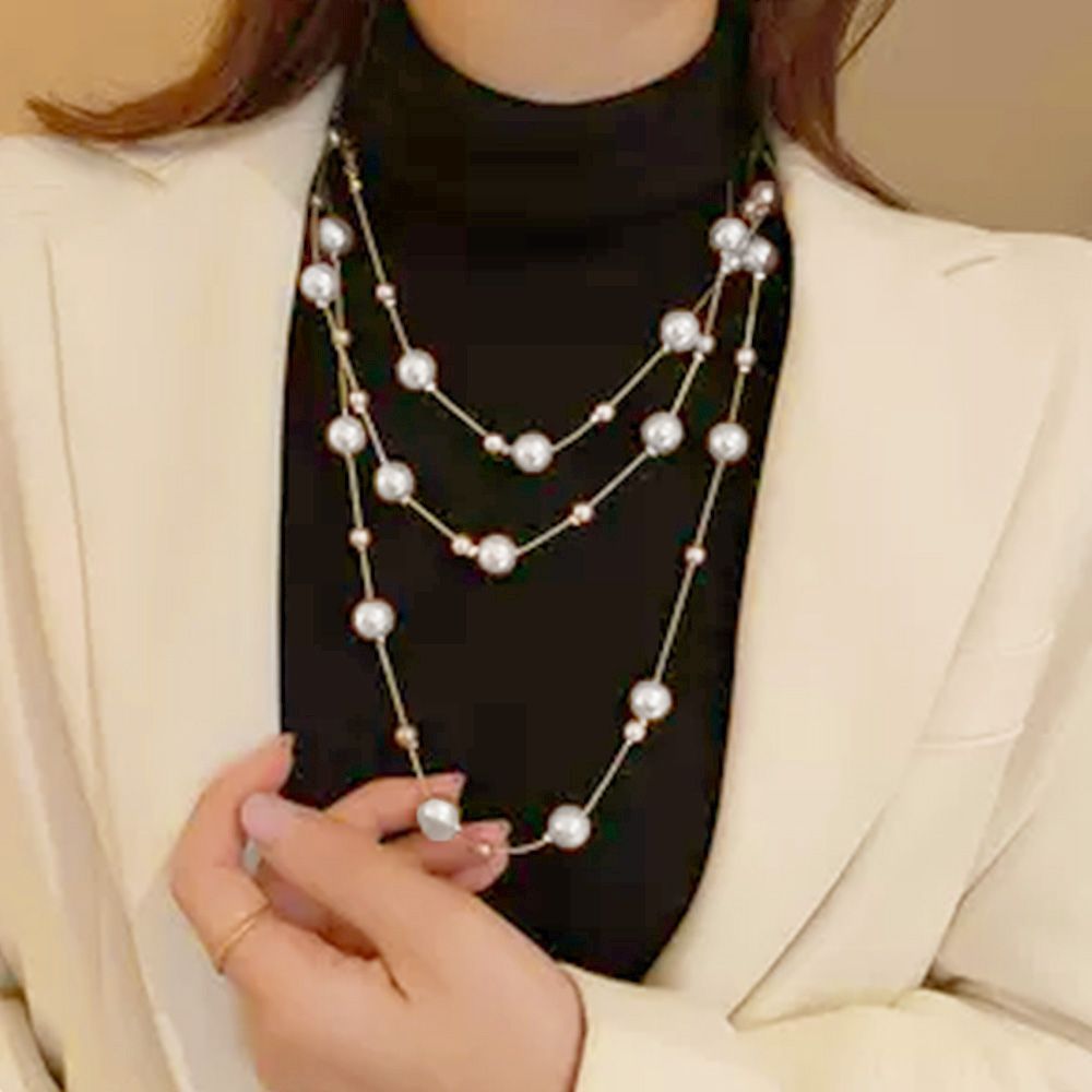 （46）アクセサリー　イミテーション　ネックレス　ピアス　指輪　ブローチ V-46】イミテーションまとめ シルバー風 アクセサリー ネックレス