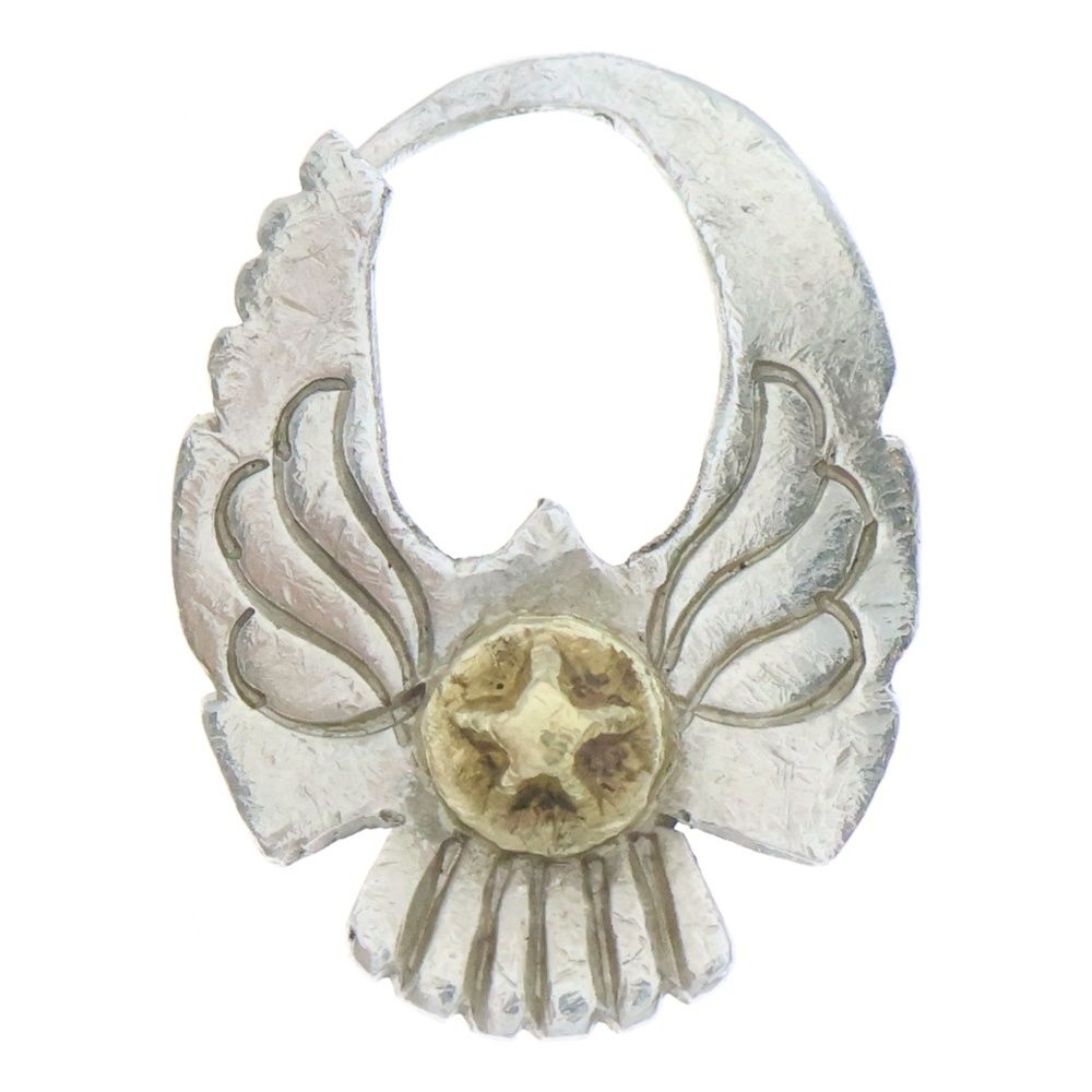 THE BINGO BROTHERS ザ ビンゴブラザーズ 24Kスター付き ラージ ピアス 右耳用 シルバー|ゴールド