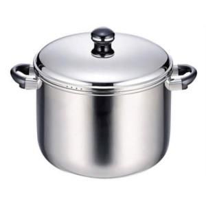 【新品・5営業日で発送】宮崎製作所 OJ-39オブジェ ジャンボ深型両手鍋25㎝