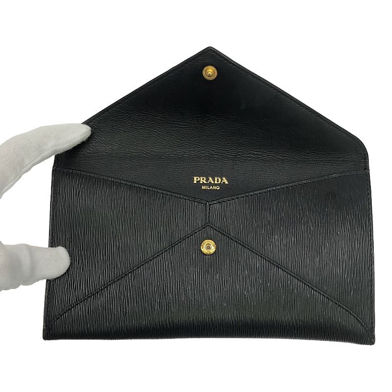 美品】 PRADA / プラダ | VITELLO MOVE / 1MF175 エンベロップ レザー 