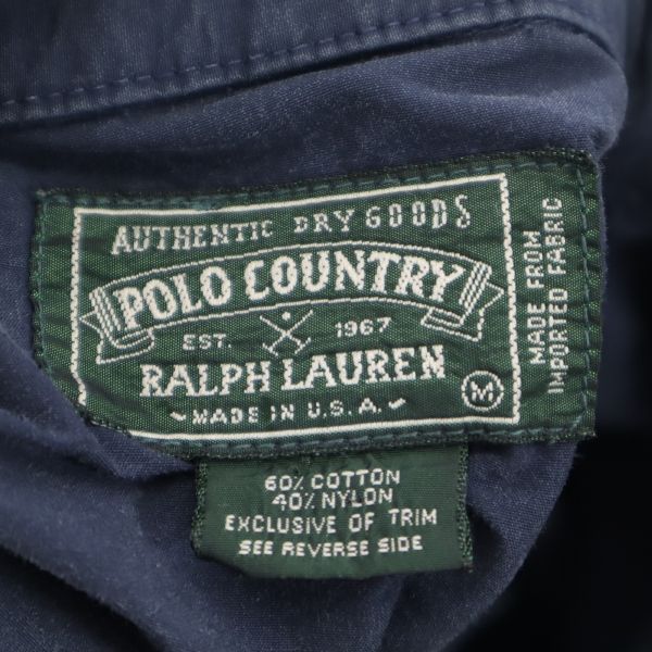 ラルフローレン 90s POLO COUNTRY 星条旗 ジャケット M ネイビー系