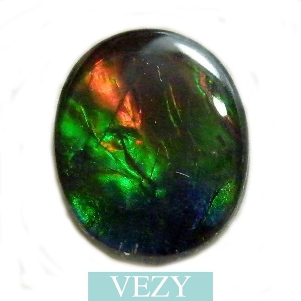 ≪超希少品≫天然石 アンモライト トリプレット ルース 8x10mm 2.01ct 石 ジュエリー ストーン 原石 ルース カット 裸石  パワーストーン