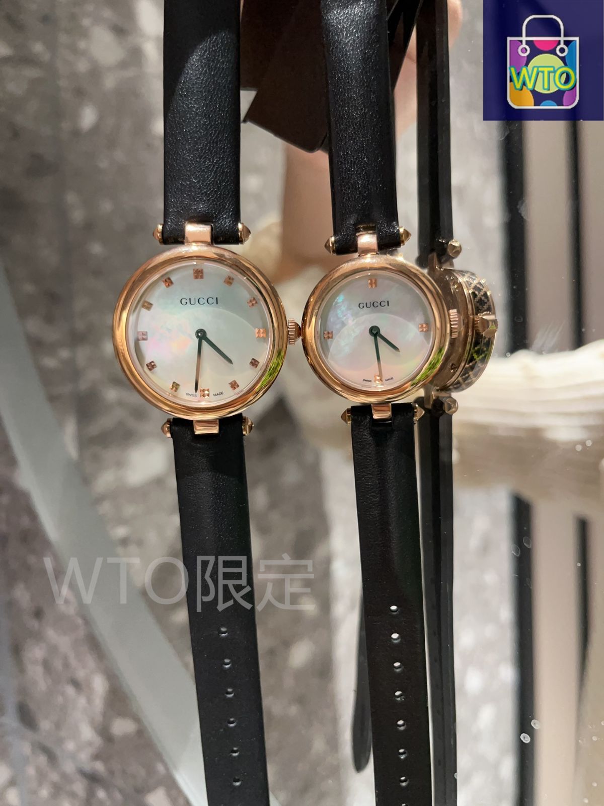 今日特価】GUCCI グッチ 天然真珠層面 - メルカリ