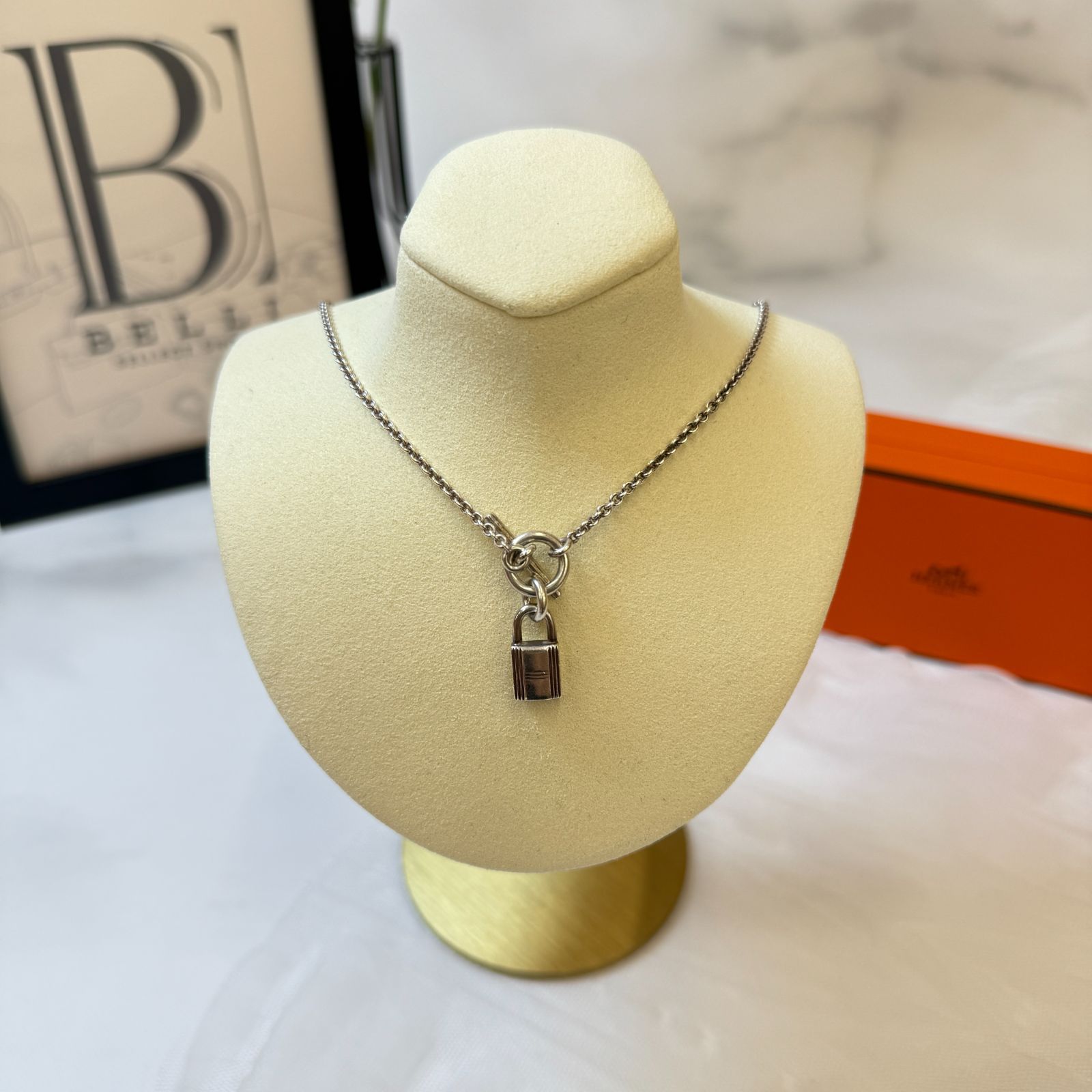 鑑定済み 】エルメス 《 アミュレット 》 シルバー925 ネックレス