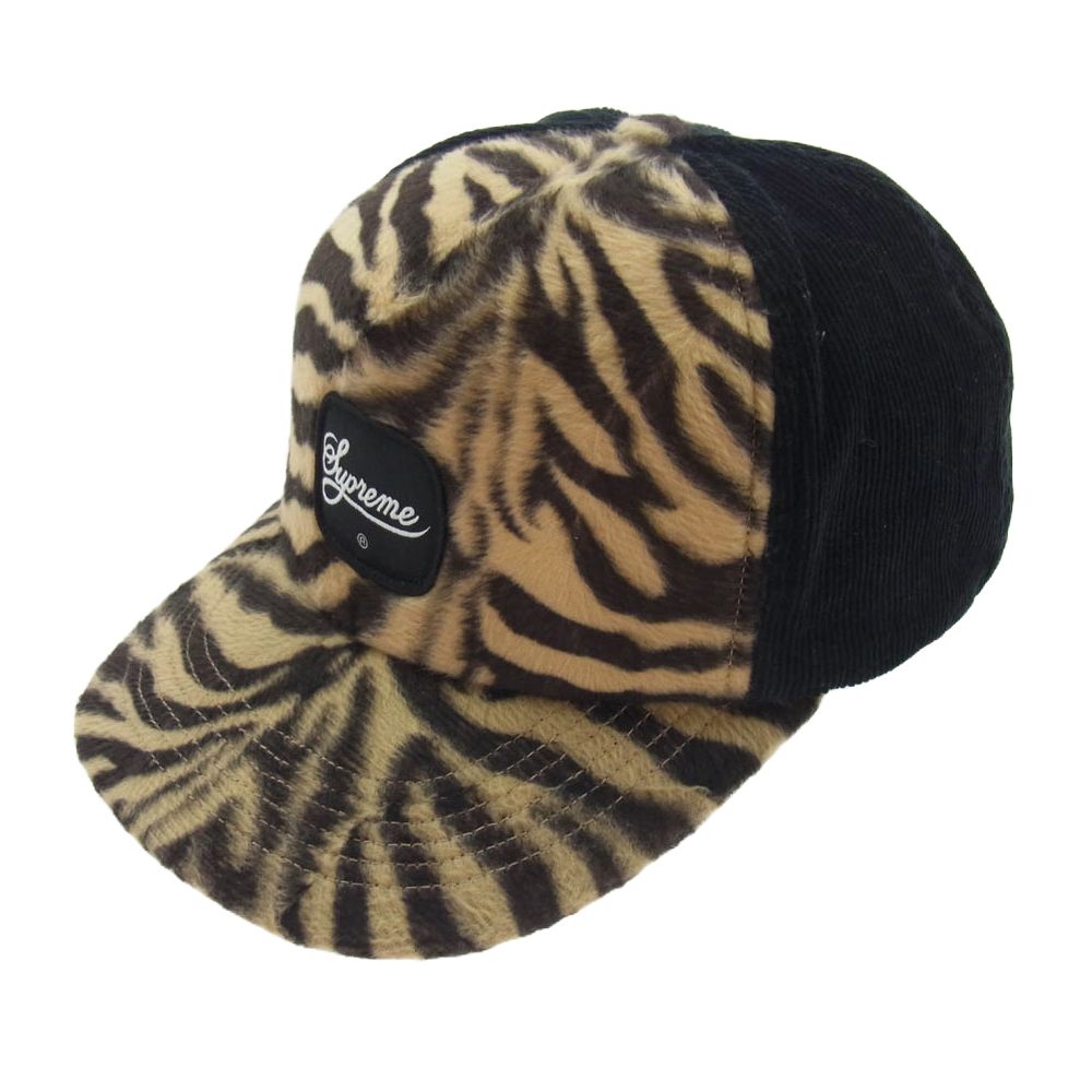 Supreme シュプリーム 24AW Tiger 5 Panel CAP タイガー 5パネル コ－デュロイ キャップ 帽子 ブラック系