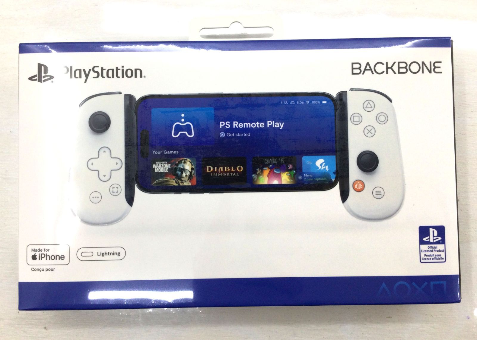 新品未開封 BACKBONE 第2世代 Lightning BB-02-W-S 新品未開封 BACKBONE 第