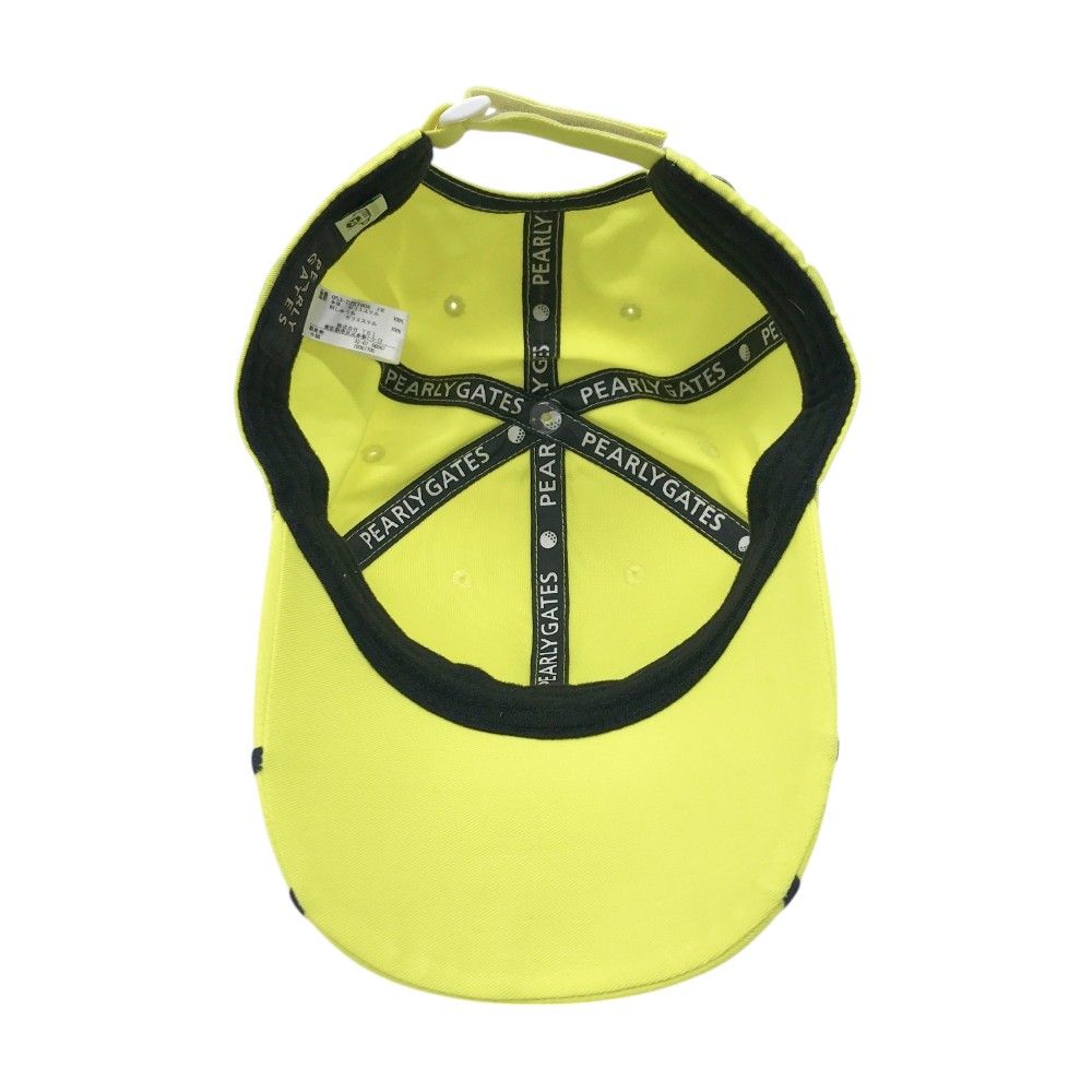 PEARLY GATES パーリーゲイツ キャップ イエロー系 FR ゴルフウェア