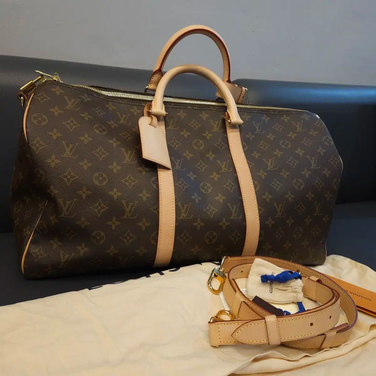正規品】ルイヴィトン モノグラム キーポル50 ボストンバッグ 旅行