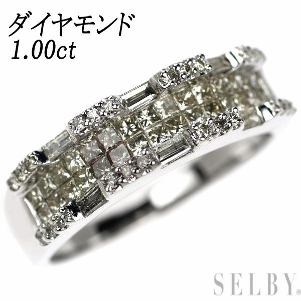 K18WG ダイヤモンド リング 1.00ct - セルビー@3700Fさま感謝セール中